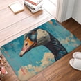 thumbnail image 1 of Non Slip Door Mat, Blue Watercolor Duck Fast Drying Bath Tub Mats, Absorbent Bathroom Rugs Entrance Welcome Mat, Bath MatS for Tub, Floor, Home, Kitchen, Hotel,16x24in, 1 of 7