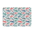 thumbnail image 1 of Non Slip Door Mat, Colorful Shark Fast Drying Bath Tub Mats, Absorbent Bathroom Rugs Entrance Welcome Mat, Bath MatS for Tub, Floor, Home, Kitchen, Hotel,16x24in, 1 of 6