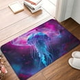 thumbnail image 1 of Non Slip Door Mat, Colorful sky Floating Jellyfish Fast Drying Bath Tub Mats, Absorbent Bathroom Rugs Entrance Welcome Mat, Bath MatS for Tub, Floor, Home, Kitchen, Hotel,16x24in, 1 of 7