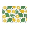 thumbnail image 1 of Non Slip Door Mat, Cute Limes Yellow Green Leaves Fast Drying Bath Tub Mats, Absorbent Bathroom Rugs Entrance Welcome Mat, Bath MatS for Tub, Floor, Home, Kitchen, Hotel,16x24in, 1 of 6