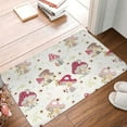 thumbnail image 1 of Non Slip Door Mat, Floral Mushroom Fast Drying Bath Tub Mats, Absorbent Bathroom Rugs Entrance Welcome Mat, Bath MatS for Tub, Floor, Home, Kitchen, Hotel,16x24in, 1 of 7