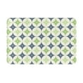 thumbnail image 1 of Non Slip Door Mat, Green Gray Geometric Pattern Fast Drying Bath Tub Mats, Absorbent Bathroom Rugs Entrance Welcome Mat, Bath MatS for Tub, Floor, Home, Kitchen, Hotel,16x24in, 1 of 6
