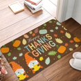 thumbnail image 1 of Non Slip Door Mat, Happy Thanksgiving With Gnome Fast Drying Bath Tub Mats, Absorbent Bathroom Rugs Entrance Welcome Mat, Bath MatS for Tub, Floor, Home, Kitchen, Hotel,16x24in, 1 of 7