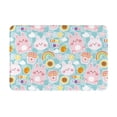 thumbnail image 1 of Non Slip Door Mat, Plaid Cartoon Rabbit Radish Fast Drying Bath Tub Mats, Absorbent Bathroom Rugs Entrance Welcome Mat, Bath MatS for Tub, Floor, Home, Kitchen, Hotel,16x24in, 1 of 6
