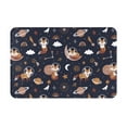 thumbnail image 1 of Non Slip Door Mat, Space Music Fox Fast Drying Bath Tub Mats, Absorbent Bathroom Rugs Entrance Welcome Mat, Bath MatS for Tub, Floor, Home, Kitchen, Hotel,16x24in, 1 of 6