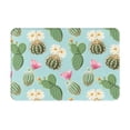 thumbnail image 1 of Non Slip Door Mat, green Cactus Succulents Fast Drying Bath Tub Mats, Absorbent Bathroom Rugs Entrance Welcome Mat, Bath MatS for Tub, Floor, Home, Kitchen, Hotel,16x24in, 1 of 6