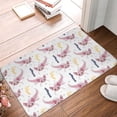 thumbnail image 1 of Non Slip Door Mat, pink Axolotl funny Fast Drying Bath Tub Mats, Absorbent Bathroom Rugs Entrance Welcome Mat, Bath MatS for Tub, Floor, Home, Kitchen, Hotel,16x24in, 1 of 7
