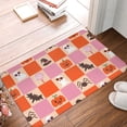 thumbnail image 1 of Non Slip Door Mat, pink halloween plaid Fast Drying Bath Tub Mats, Absorbent Bathroom Rugs Entrance Welcome Mat, Bath MatS for Tub, Floor, Home, Kitchen, Hotel,16x24in, 1 of 7