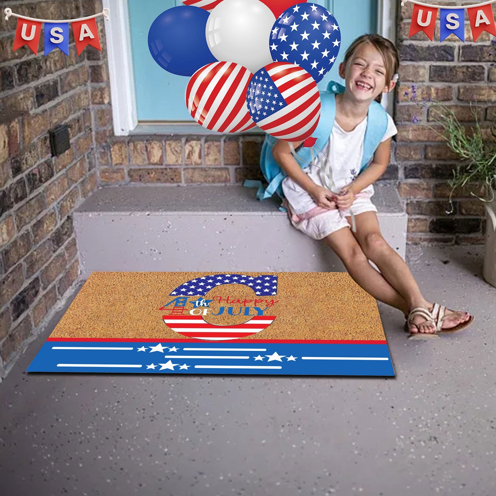 Non Slip Door Mats Indoor Entrance Mat Easy to care for front door
