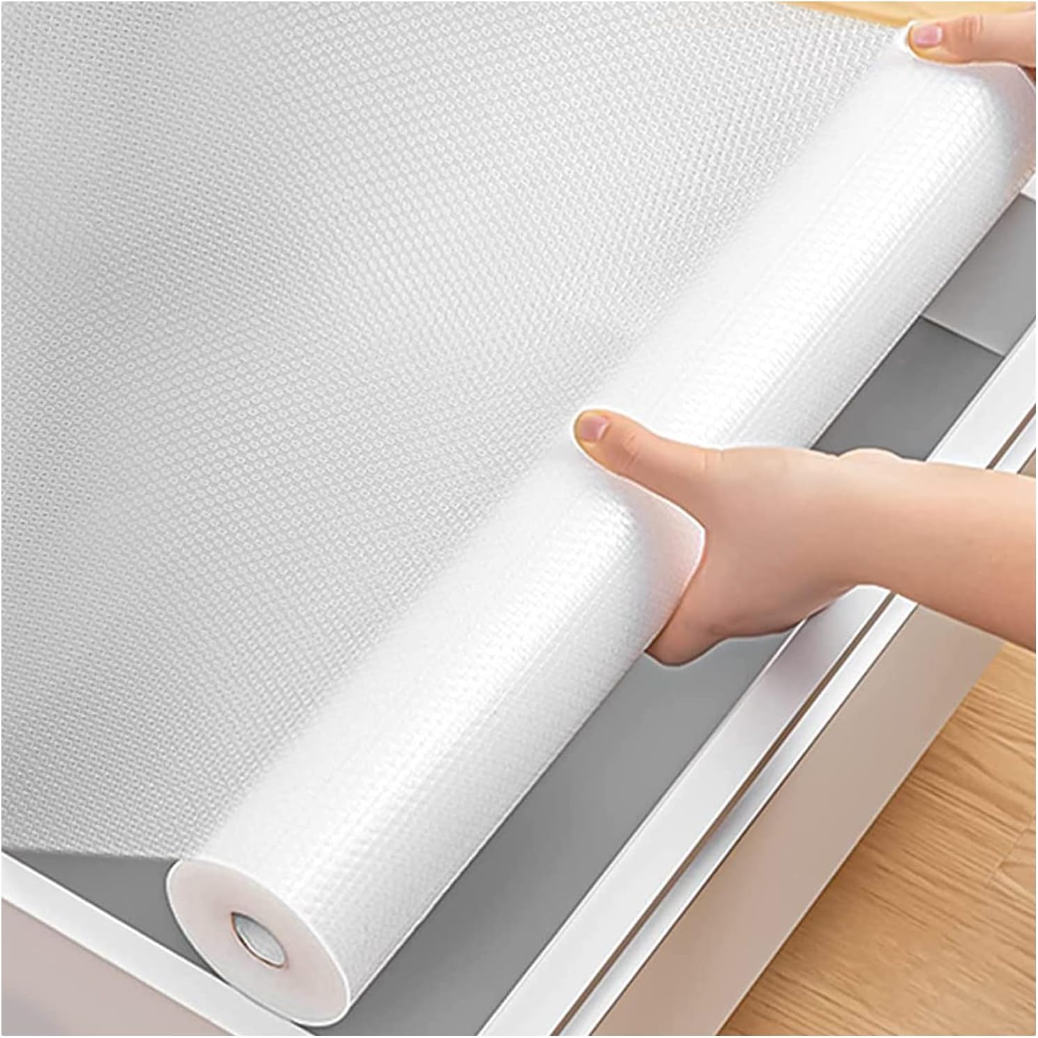 NonSlip Drawer and Shelf Liner Waterproof Kitchen Liners Moisture Proof, No Glue