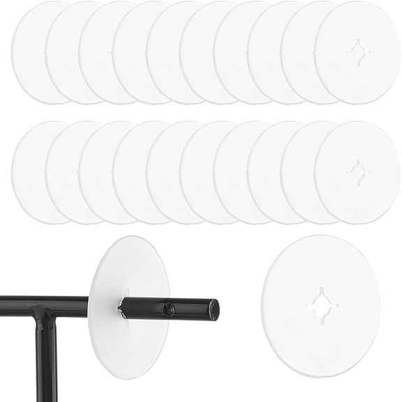 Non Slip Drawer Stops Plastic Drawer Stoppers for Dresser Round 25.5x1mm Hole: 5.5x5.5mm Plastic