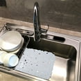 thumbnail image 1 of Non-Slip Durable PVC Kitchen Mat with Drainage Slots | Multi-Purpose Dishwasher Safe Sink Protector for Countertop, Dishwashing & Cutlery | Anti-Skid Waterproof Mat for Families with Kids, Pets, 1 of 6