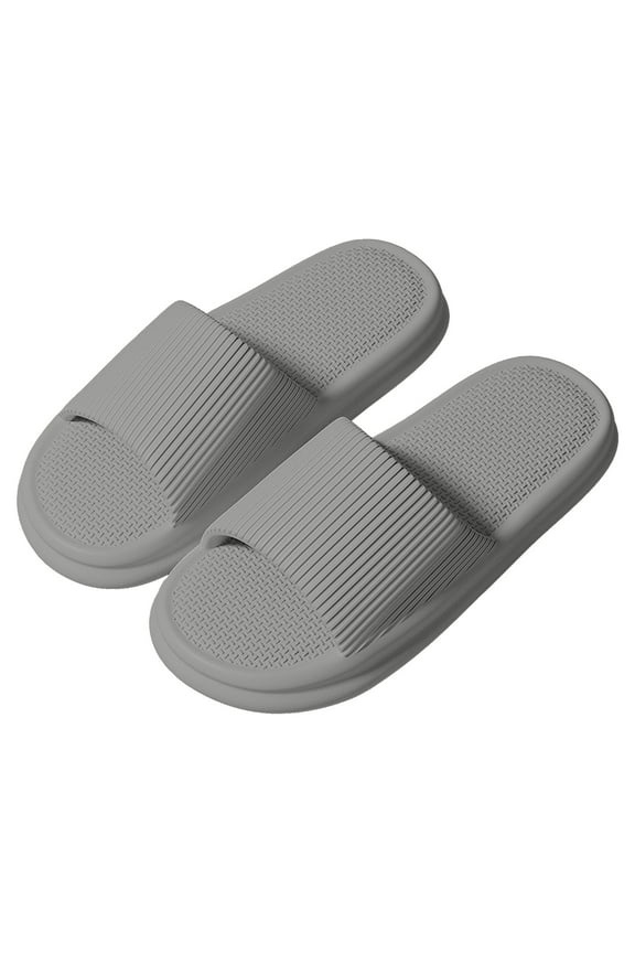 Non-Slip EVA Slippers for Men and Women - Soft Shower Flip Flops with Thick Sole for Bathroom, Pool, and Beach Use