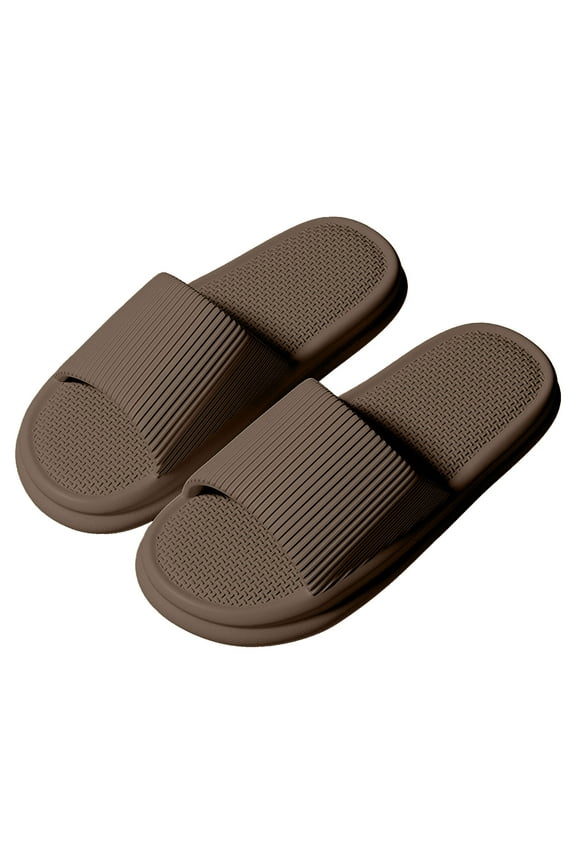 Non-Slip EVA Slippers for Men and Women - Soft Shower Flip Flops with Thick Sole for Bathroom, Pool, and Beach Use