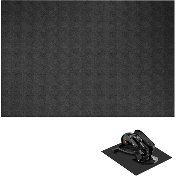Non-Slip Elliptical Exercise Mat for Under Desk Elliptical Machines Non-Slip Mat for Under Desk Elliptical, Elliptical Mats for Seniors Home Sports Mats and Mini Elliptical Exercise Bikes