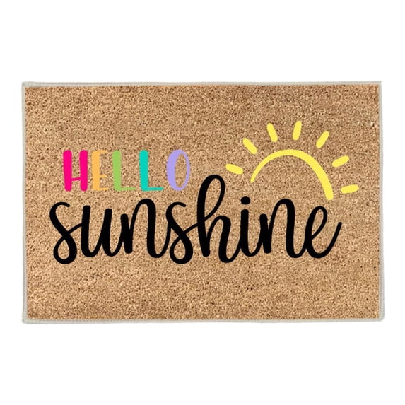 Non-Slip Entryway Mat, Durable Indoor/Outdoor Doormat for Front Door Decor, Large Anti-Slip Rug