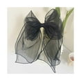 thumbnail image 1 of Non-Slip Exquisite Craftsmanship Temperament Girl Hairpin Double Mesh Bow Decor Spring Hair Clip Hair Accessories, 1 of 7