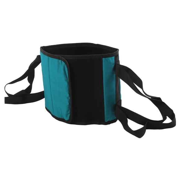 Non-Slip Fabric Leg Lifter Strap with Loop Handles for Senior Care and Physical Therapy Surgery Recovery, Black, 23 inches / 58.4 cm
