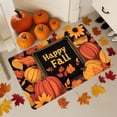 thumbnail image 1 of Non-Slip Fall Doormat - Absorbent Entrance Rug Waterproof Porch Mat Skid-Resistant Floor Protector Seasonal Home Decor Gift Idea(B), 1 of 6
