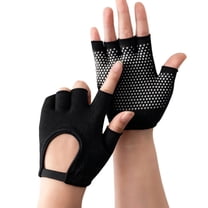 Non- Fingerless Pilates Gloves for Women - Protective Silicone Grip Yoga Gloves for Gym, Exercise & Workout Training One Size Fits Most