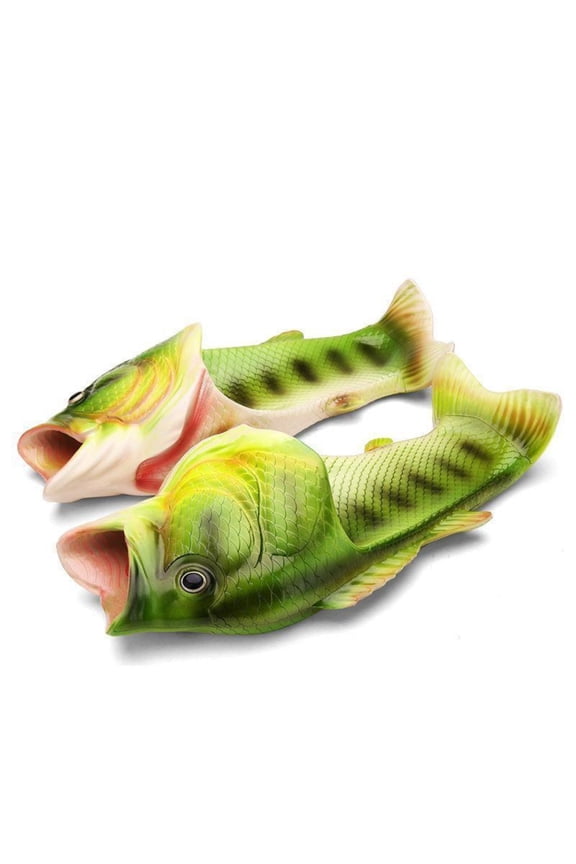 Non-Slip Fish Slippers Lightweight EVA Sandals Indoor Outdoor Shower Beach Slides Unisex
