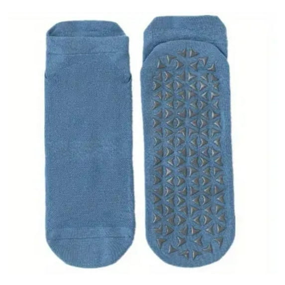 Non-Slip Fitness Ankle Socks from the Sock Panda (Adult Medium - Women's Shoe Sizes 5-10) Color: Light Blue