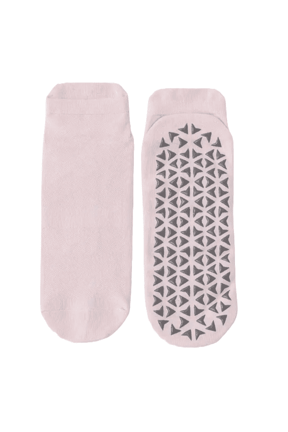 Non-Slip Fitness Ankle Socks from the Sock Panda (Adult Medium - Women's Shoe Sizes 5-10) Color: Pink