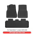 thumbnail image 1 of Non - Slip Floor Mats Integrated Trunk Pad For Tesla Model Y Juniper 2025 2026 TPE Odorless Scratch - Resistant Cargo Liner Durable Backrest Cushion, 1 of 29