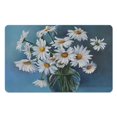 thumbnail image 1 of Non-Slip Flower Bath Carpet Soft, Absorbent Microfiber, Easy to Clean - Perfect for Bathroom, Tub & Shower Decor, 20x32 inch, 1 of 5