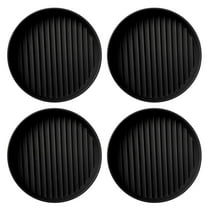 Non-Slip Furniture Caster Cups 2X2 Inch Round, 4-Piece Rubber Anti-Slide Pads For Hardwood Floors, Floor Protection For Chairs Beds And Couches