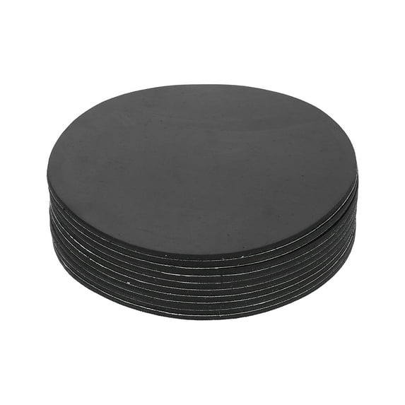 Non Slip Furniture Pads 3-15/16" (100mm x 2mm), 16 Pcs Adhesive Backed Round Rubber Feet Anti-Scratch Rubber Furniture Grippers for Hardwood Floor Electronics Bed Drawers DIY