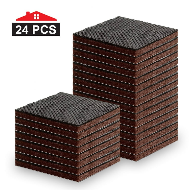 Non Slip Furniture Pads – Premium 24 pcs 3” Furniture Pad! Best Furniture  Grippers - SelfAdhesive Rubber Feet - Furniture Floor Protectors for Keep  in Place Furniture & Furniture Stoppers 