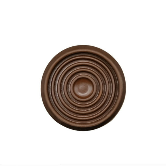 Non-Slip Furniture Pads, Rubber Coasters, Caster Cups - Set of 4 Brown - SCC