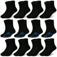 thumbnail image 1 of Non Slip Grip Socks Kids Anti-Skid Socks 12 Pairs for 1-7T Baby Toddler Boys and Girls, 1 of 6