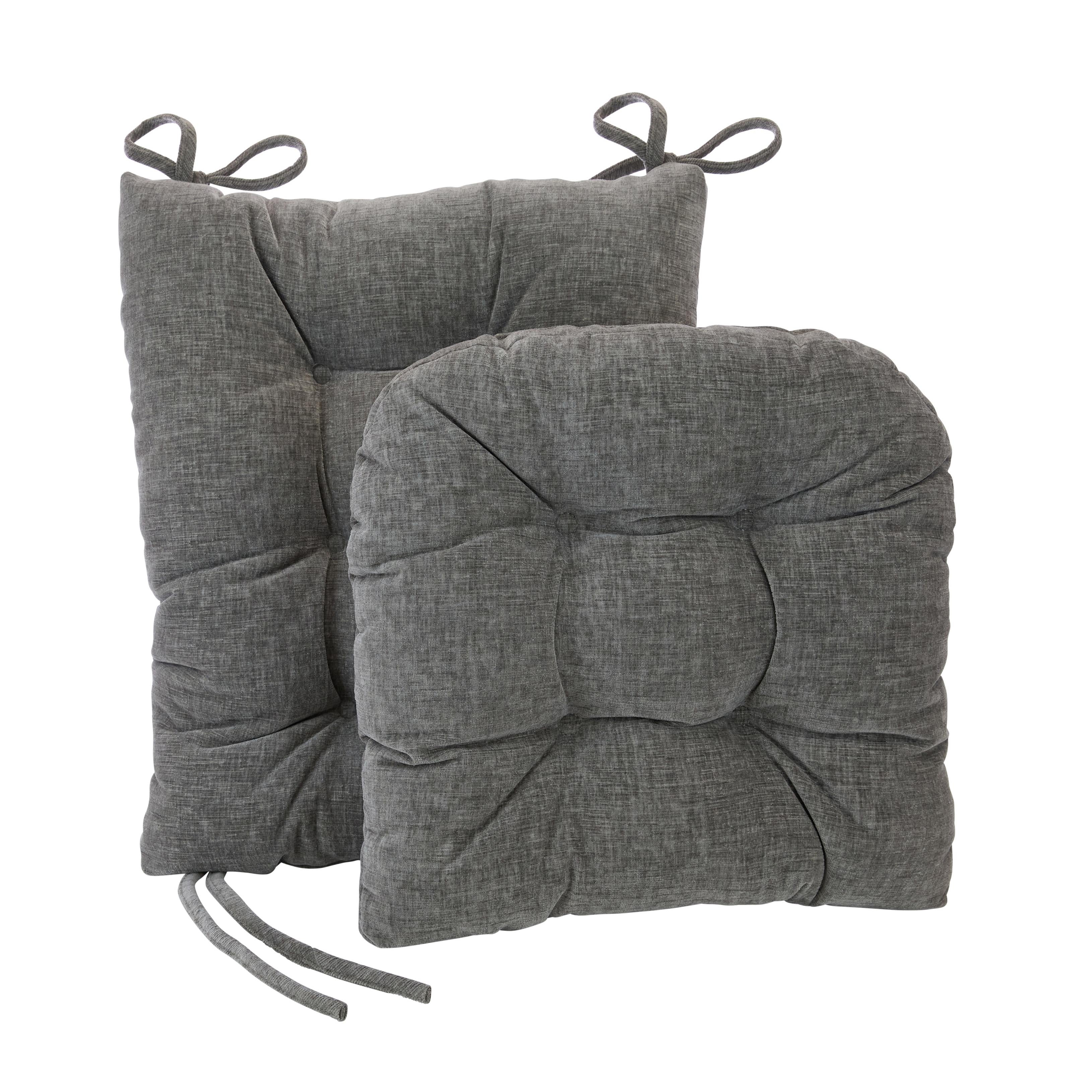 Non-Slip, Gripper Plush Rocking Chair Cushion Set - Walmart.com