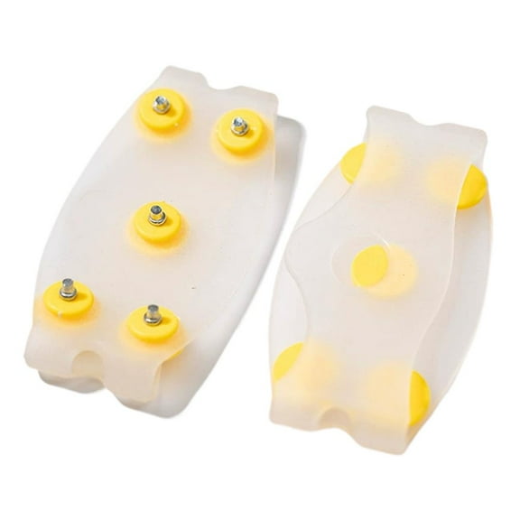 Non Slip Gripper Spike, 5-Claw Outdoor Anti-Skid Shoe Covers, Snow Traction Cleats Crampons, Ice Cleats for Shoes and Boots, for Walking, Fishing, Climbing and Hiking