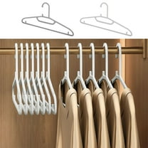 Non-Slip Hangers Clothes Hangers - Heavy Duty Wide Shoulder Hangers, Space Saving Coat Hangers Suit Hangers for Wet or Dry Clothes