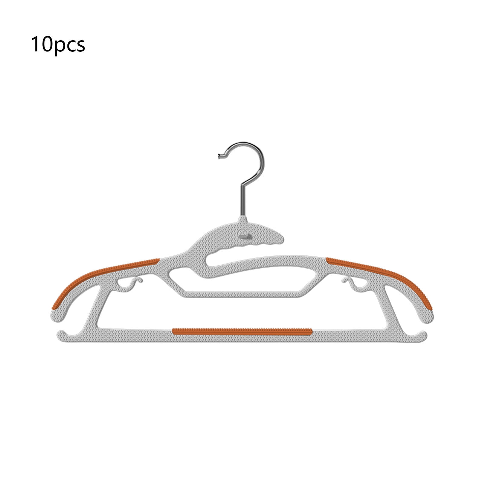 Non Slip Hangers, Space Saving Hangers for Closet Organization, Plastic