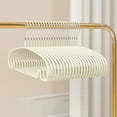 thumbnail image 1 of Non-Slip Hangers with Shoulder-Friendly Design | 10-Pack Stainless Steel Clothes Hangers for Dry & Wet Garments | Space-Saving Household Drying Rack, 1 of 6