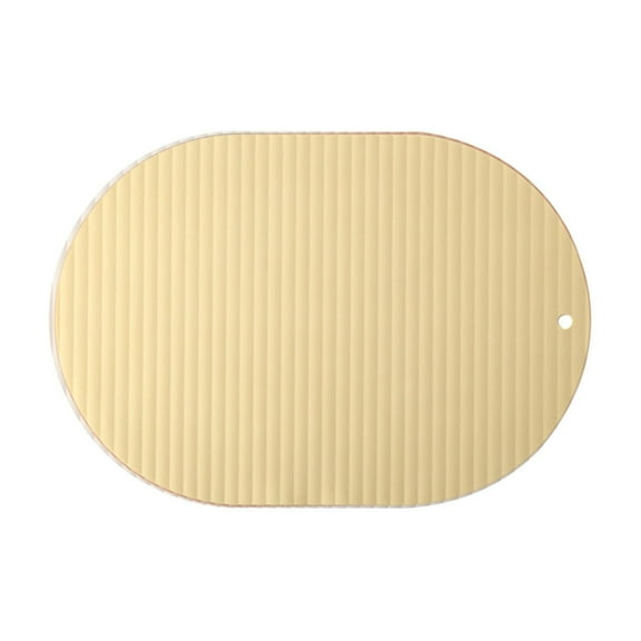 Non-Slip Heat-Resistant Dining Mat​ - Protects Surfaces from Spills & Heat, Versatile Use, Yellow