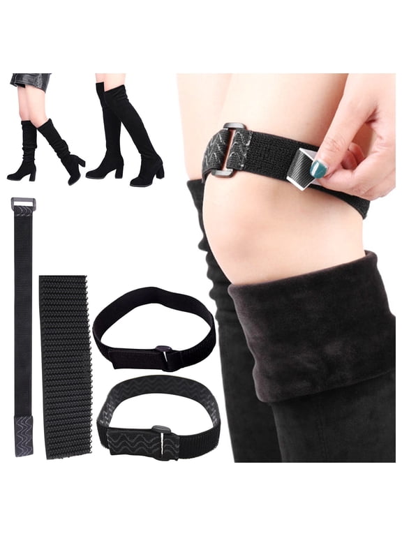Non Slip High Boot Bindings For Knee Boots To Keep From Falling Off