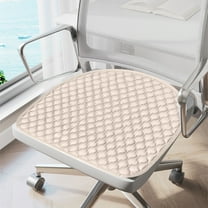 Non-Slip Horseshoe Seat Cushion for Dining Office Chairs Breathable Machine Washable Comfort Support(Beige)