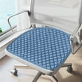 thumbnail image 1 of Non-Slip Horseshoe Seat Cushion for Dining Office Chairs Breathable Machine Washable Comfort Support(Blue), 1 of 8