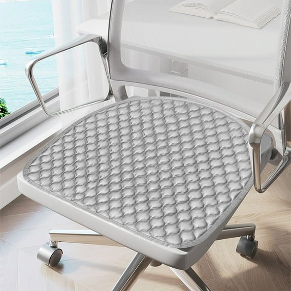 Non-Slip Horseshoe Seat Cushion for Dining Office Chairs Breathable Machine Washable Comfort Support(Gray)