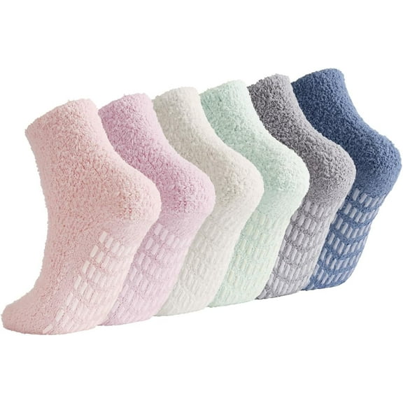 Non Slip Hospital Socks with Grips for Women Grip Slipper Socks for Women Gifts