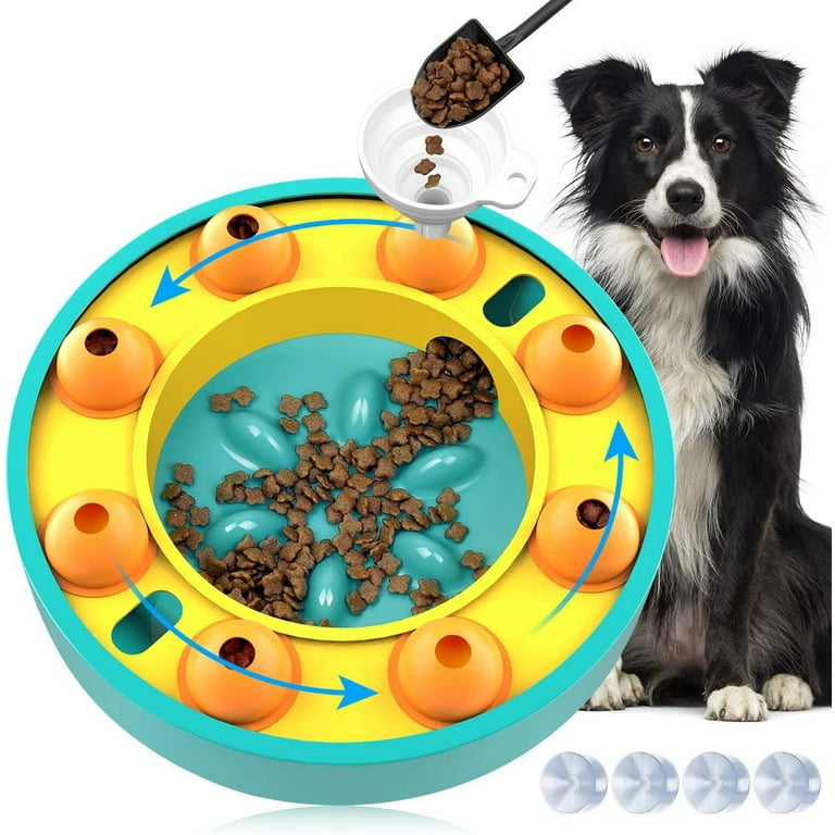 Non-Slip Interactive Slow Feeder Dog Puzzle, Food & Treat Training