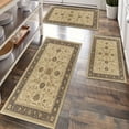 thumbnail image 1 of Non Slip Kitchen Rugs Sets of 3 Washable Kitchen Mats for Floor, Kitchen Runner Rug Soft Thick Floor Mat Set Kitchen Carpet Rugs for Hallway, Laundry, Entryway, 1 of 12