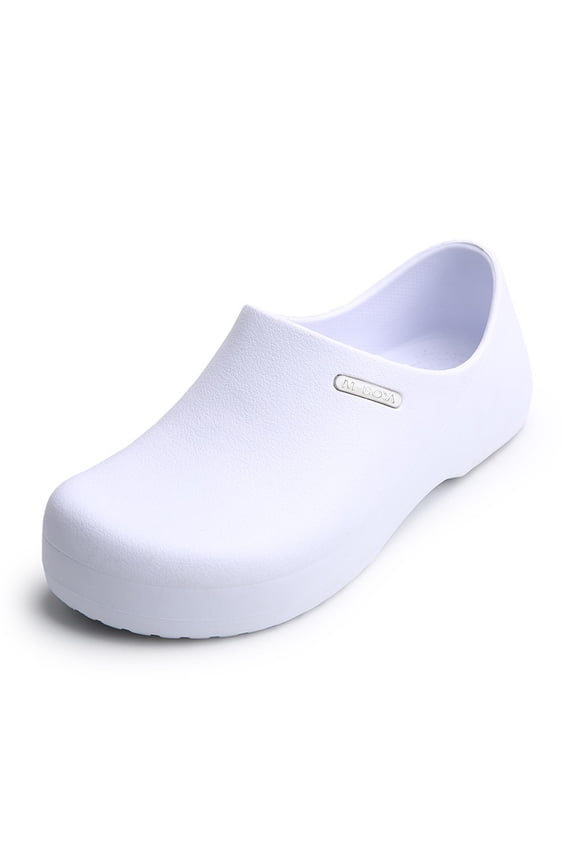 Non Slip Kitchen Shoes Chef Shoes For Men Women, Zapatos De Cocina Para Hombres Food Service Shoes With Waterproof Leather Upper, Comfortable Work Clog For Restaurant, Hospital