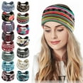 thumbnail image 1 of Non-Slip Knotted Headband for Sports and Yoga Wide Elastic Sweat Wicking Hair Band, 1 of 4