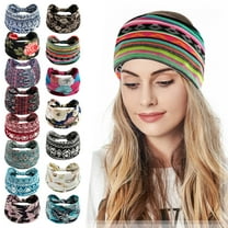 Non-Slip Knotted Headband for Sports and Yoga Wide Elastic Sweat Wicking Hair Band